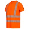 1 Stück ELYSEE UV- und Warnschutz-T-Shirt, orange, EN ISO 20471/2, EN 13758-2, für optimale Sichtbarkeit und Schutz