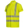 1 Polo-Shirt ELYSEE® UV- und Warnschutz aus 100% Baumwolle in leuchtendem Gelb, EN ISO 20471/2, EN 13758-2