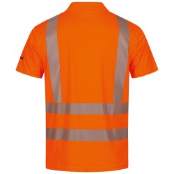 1 Polo-Shirt ELYSEE® UV- und Warnschutz orange EN ISO 20471/2, EN 13758-2, hohe Sichtbarkeit und Sicherheit