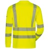 1 Stück ELYSEE UV- und Warnschutz Langarm-T-Shirt, gelb, EN ISO 20471/2, EN 13758-2, hohe Sichtbarkeit