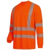 1 Stück ELYSEE UV- und Warnschutz Langarm T-Shirt, orange, nach EN ISO 20471/2 und EN 13758-2 zertifiziert