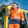 1 Stück Safestyle 3in1 Warnschutzjacke, wasserabweisend, orange/marine, nach EN ISO 20471/3, EN 343, EN ISO 13688