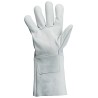 60 Paar Stronghand Handschuhe aus Rind-Spaltleder und Vollleder in natürlicher Farbe, Kategorie 2