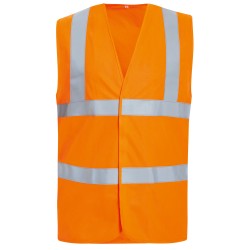 1 Stück Tammo Warnschutzweste, flammhemmend, orange, EN ISO 20471/2, EN ISO 14116, EN ISO 13688