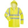 1 Stück Reinhard Multinorm Regenjacke aus PU in Gelb, EN ISO 20471/3, EN 343, EN ISO 14116, EN 1149-