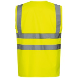 1 Stück Safestyle Warnschutzweste EN ISO 20471/2, EN ISO 13688, gelb, sicher und auffällig für optimale Sichtbarkeit