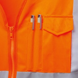 1 Stück Safestyle Warnschutzweste orange, EN ISO 20471/2, EN ISO 13688, hohe Sichtbarkeit und Sicherheit