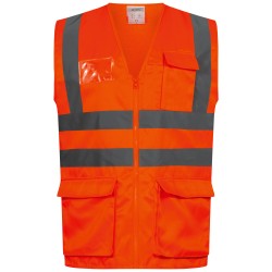 1 Stück ANSGAR Warnschutzweste in Orange, EN ISO 20471/2, EN ISO 13688, für optimale Sichtbarkeit und Sicherheit