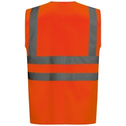 1 Stück ANSGAR Warnschutzweste in Orange, EN ISO 20471/2, EN ISO 13688, für optimale Sichtbarkeit und Sicherheit