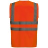 1 Stück ANSGAR Warnschutzweste in Orange, EN ISO 20471/2, EN ISO 13688, für optimale Sichtbarkeit und Sicherheit