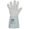 60 Paar Stronghand Classic VS Handschuhe aus Rind-Spaltleder und Vollleder in Natur, Kategorie 2