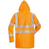 1 Stück Fridbert Multinorm Regenjacke aus PU, orange, EN ISO 20471/3, EN 343, EN ISO 14116, EN 114