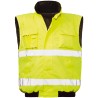 1 Stück Safestyle Warnschutzpilotjacke, gelb, EN ISO 20471/3, EN 343, EN ISO 13688, hochsichtbar und wetterfest