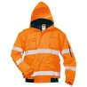 1 Stück Safestyle Warnschutzpilotjacke in Orange, zertifiziert nach EN ISO 20471/3, EN 343, EN ISO 13688