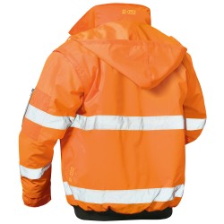 1 Stück Safestyle Warnschutzpilotjacke in Orange, zertifiziert nach EN ISO 20471/3, EN 343, EN ISO 13688
