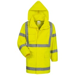 1 Stück Safestyle Warnschutzjacke atmungsaktiv Gelb EN ISO 20471/3, EN 343 Klasse 4/4/X