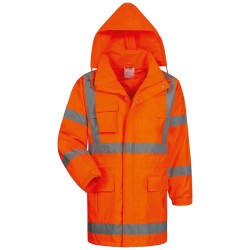 1 Stück Safestyle Warnschutzjacke EN ISO 20471/3, EN 343 Kl 4/4/X, atmungsaktiv, orange