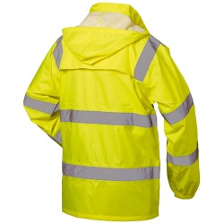 1 Stück SAFESTYLE® Warnschutz-Regenjacke EN ISO 20471/3, EN 343, gelb, Klasse 4/4/X