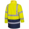 1 Stück Safestyle 2in1 Warn-Parka, atmungsaktiv, gelb, EN ISO 20471/3, EN 343 Klasse 3