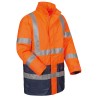 1 Stück Safestyle Warn-Parka 2in1 orange, atmungsaktiv, EN ISO 20471/3 und EN 343 KL3 zertifiziert