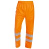 1 Stück TJARK Multinorm Regenbundhose PU orange EN ISO 20471, EN 343, EN ISO 14116, EN 114