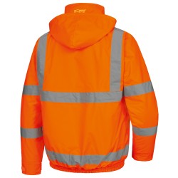 1 Stück Safestyle Warnschutzjacke Orange, nach EN ISO 20471 und EN343 zertifiziert, hohe Sichtbarkeit, wetterfest