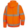 1 Stück Safestyle Warnschutzjacke Orange, nach EN ISO 20471 und EN343 zertifiziert, hohe Sichtbarkeit, wetterfest