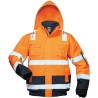 1 Stück Safestyle Warnschutzjacke Pilot orange/marine, EN ISO 20471, EN 343 mit Schulterreflex
