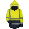 1 Stück Safestyle Warnschutzparka aus Polyester in Gelb/Marine, EN ISO 20471/3, EN 343, EN ISO 13688