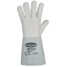 60 Paar STRONGHAND® Handschuhe aus Rind-Vollleder und Spaltleder, natur, Kategorie 2
