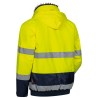 1 Stück Elysee Warnschutzjacke, gelb/marine, EN ISO 20471/3, EN 343, EN ISO 13688, wasser- und winddicht