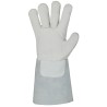 60 Paar STRONGHAND® Handschuhe aus Rind-Vollleder und Spaltleder, natur, Kategorie 2