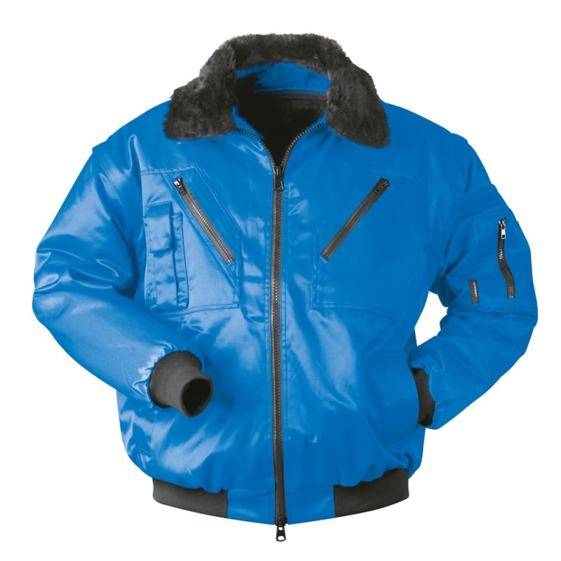 1 Stück NORWAY® Pilotjacke aus hochwertigem Material in royalblau