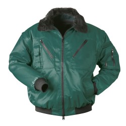 1 Stück NORWAY® LILLEHAMMER Pilotjacke aus strapazierfähigem Material in grün