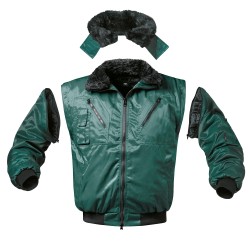 1 Stück NORWAY® LILLEHAMMER Pilotjacke aus strapazierfähigem Material in grün