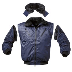 1 Stück NORWAY® Pilotjacke aus strapazierfähigem Material in marineblau