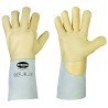 60 Paar WELDERSTAR STRONGHAND® Handschuhe aus Rind-Nappa- und Spaltleder in Beige, CAT 2 zertifiziert