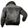 1 Stück NORWAY® Pilotjacke aus strapazierfähigem Material in Schwarz/Grau