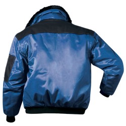 1 Stück NORWAY® Pilotjacke aus hochwertigem Material in royalblau und schwarz