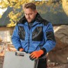 1 Stück NORWAY® Pilotjacke aus hochwertigem Material in royalblau und schwarz