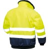 1 Stück NORWAY Warnschutz-Pilotjacke aus hochwertigem Material in Gelb/Marine, EN ISO 20471/3 zertifiziert