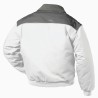 1 Stück Hollis Pilotjacke aus strapazierfähigem Material in Weiss/Grau für optimale Funktionalität und Style