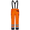 1 Stück ELYSEE Warnschutz-Regenhose EN ISO 20471, EN 343, orange/marine, hohe Sichtbarkeit und Wetterschutz