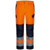1 Stück ELYSEE Warnschutz-Regenhose EN ISO 20471, EN 343, orange/marine, hohe Sichtbarkeit und Wetterschutz