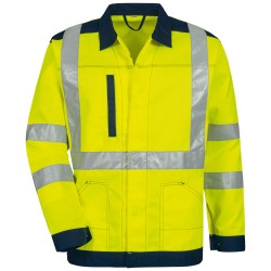 1 Stück Safestyle Warnschutz-Bundjacke aus Polyester in Gelb/Marine für optimale Sichtbarkeit und Sicherheit
