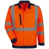1 Stück SAFESTYLE Warnschutz-Bundjacke aus Nylon in Orange/Marine für optimale Sichtbarkeit und Sicherheit