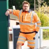 1 Stück SAFESTYLE Warnschutz-Bundjacke aus Nylon in Orange/Marine für optimale Sichtbarkeit und Sicherheit