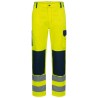 1 Stück WERDAU Warnschutz-Bundhose, SAFESTYLE®, gelb/marine, langlebig und sicher für den Arbeitsbereich