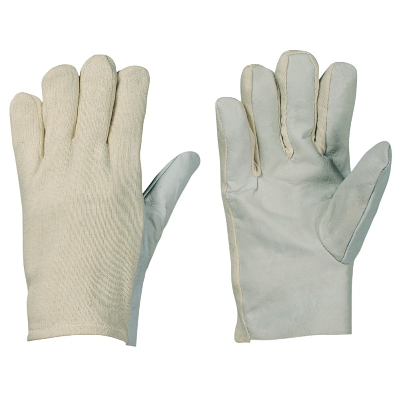 240 Paar GOODJOB® Nappa-Lederhandschuhe mit Baumwoll-Trikot, natur, Kategorie 2