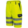 1 Stück Jessen Warnschutz-Shorts aus SAFESTYLE® in Gelb/Marine für optimale Sichtbarkeit und Sicherheit
